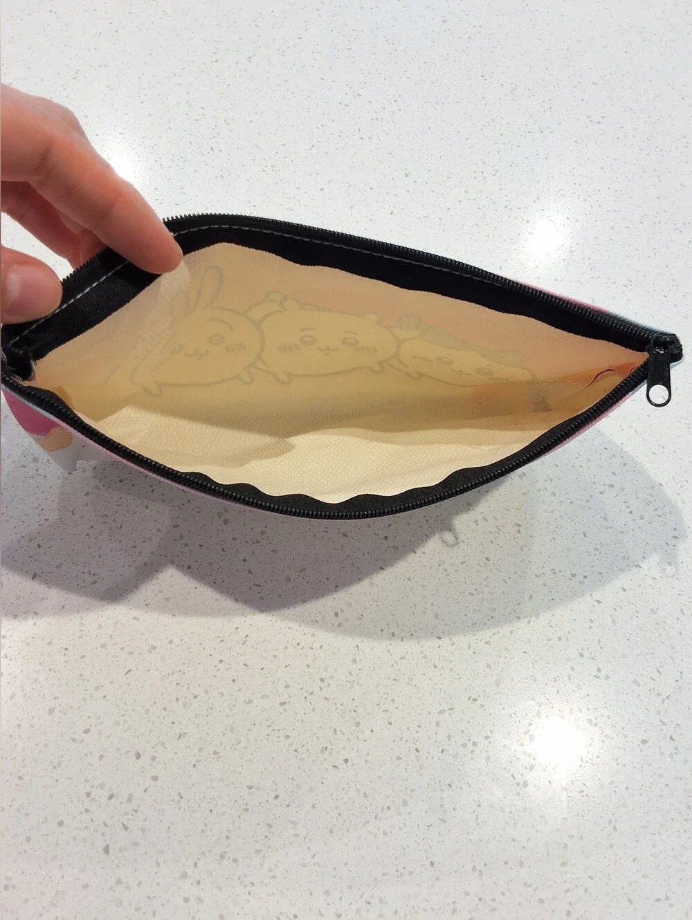Chiikawa Hachiware Usagi Makeup Bag Pencil Pouch Double Sided, NEW
